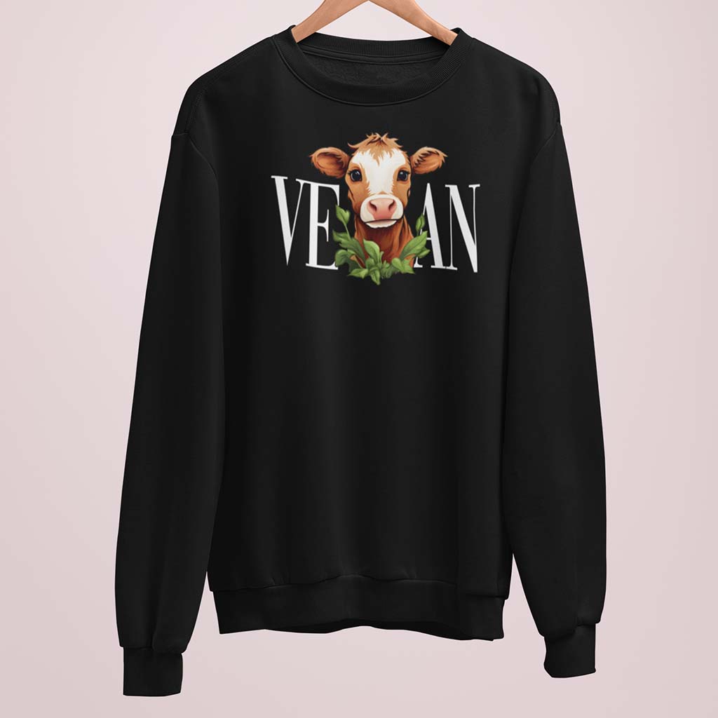 VEGAN KUH | DAMEN PREMIUM BIO SWEATSHIRT