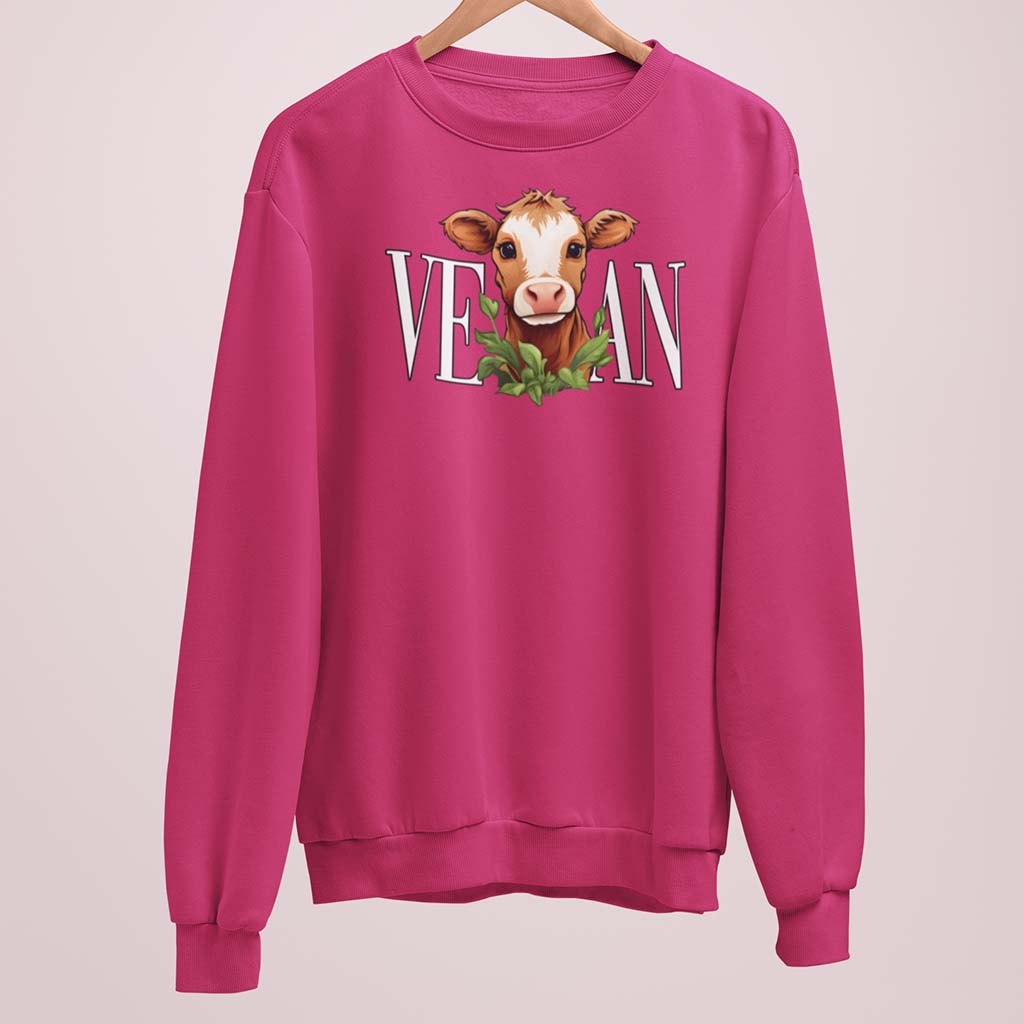 VEGAN KUH | DAMEN PREMIUM BIO SWEATSHIRT