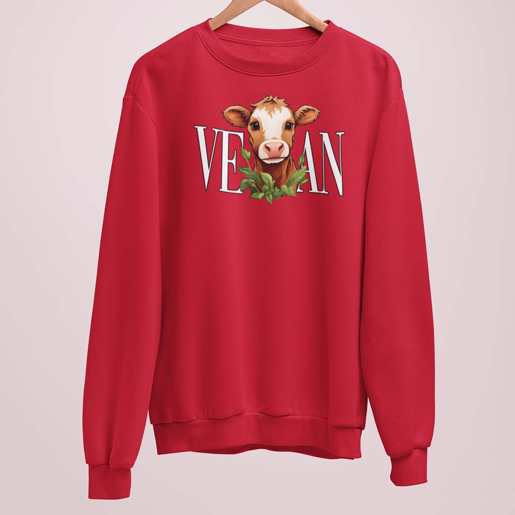 VEGAN KUH | DAMEN PREMIUM BIO SWEATSHIRT