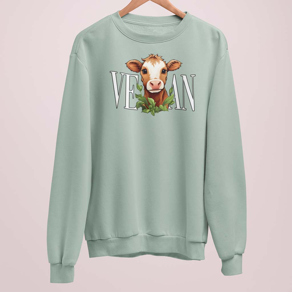 VEGAN KUH | DAMEN PREMIUM BIO SWEATSHIRT