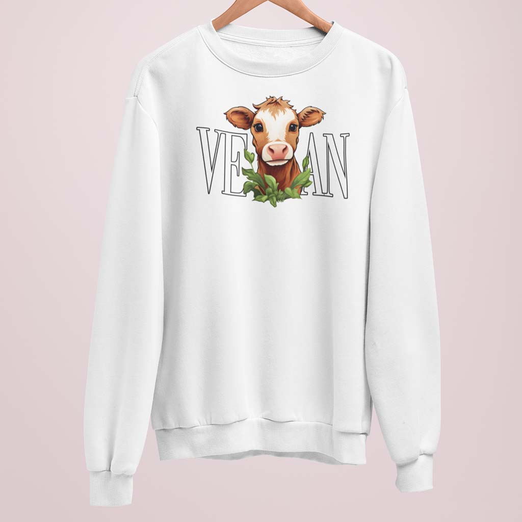 VEGAN KUH | DAMEN PREMIUM BIO SWEATSHIRT