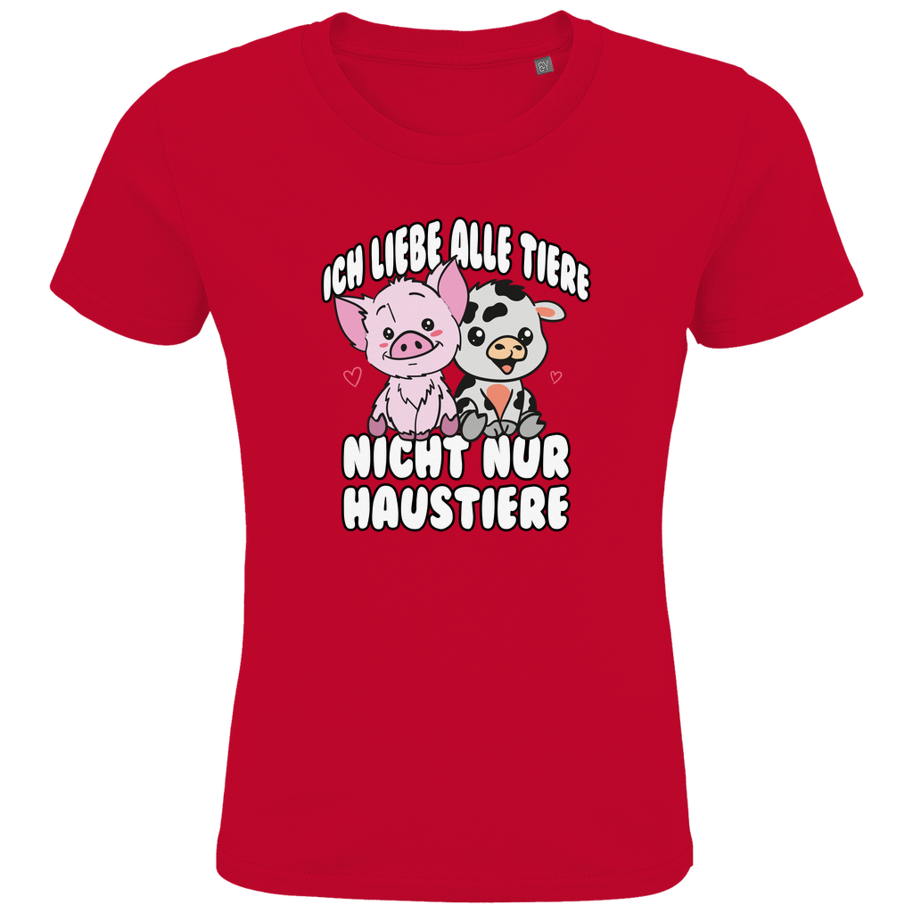ICH LIEBE ALLE TIERE | KINDER PREMIUM BIO SHIRT