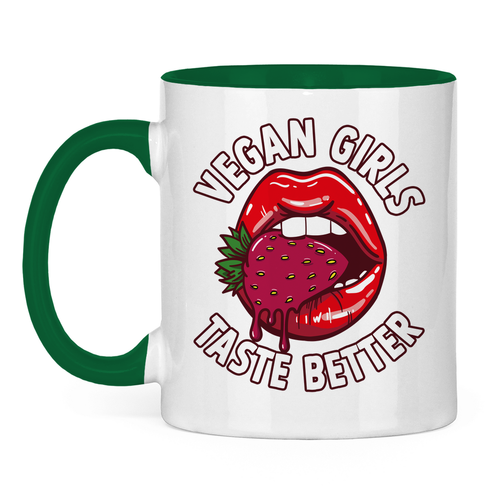 VEGAN GIRLS TASTE BETTER | TASSE ZWEIFARBIG