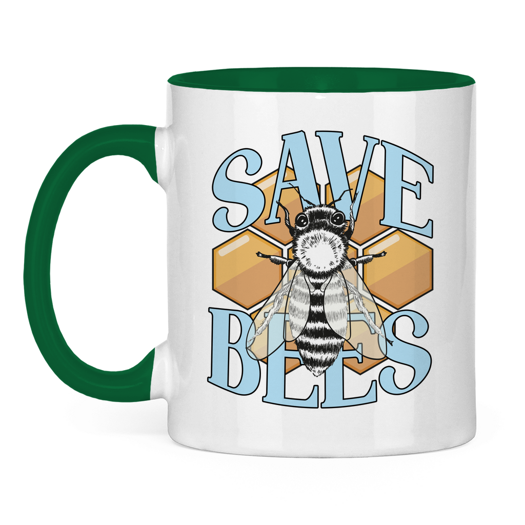 SAVE BEES | TASSE ZWEIFARBIG
