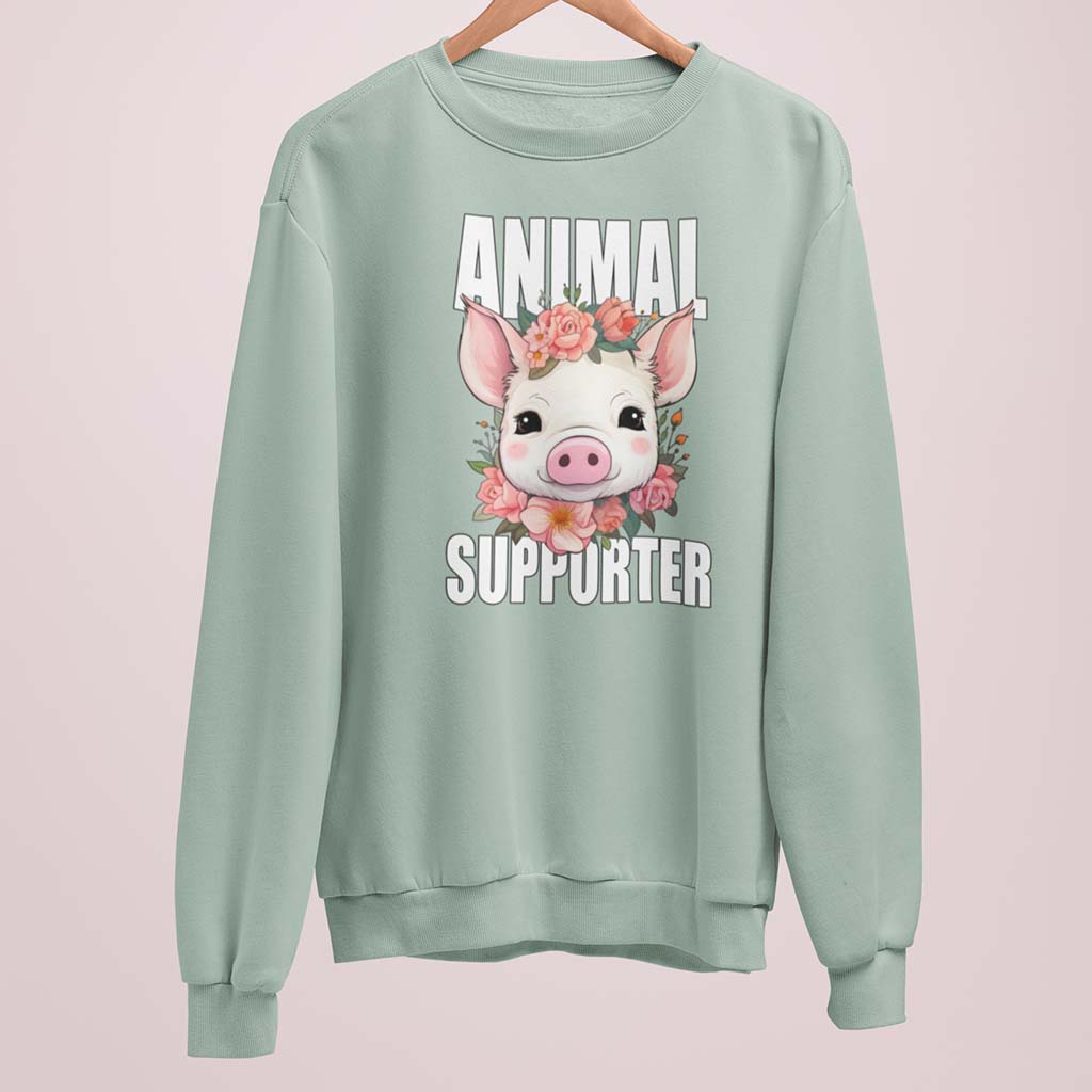 ANIMAL SUPPORTER | DAMEN PREMIUM BIO SWEATSHIRT