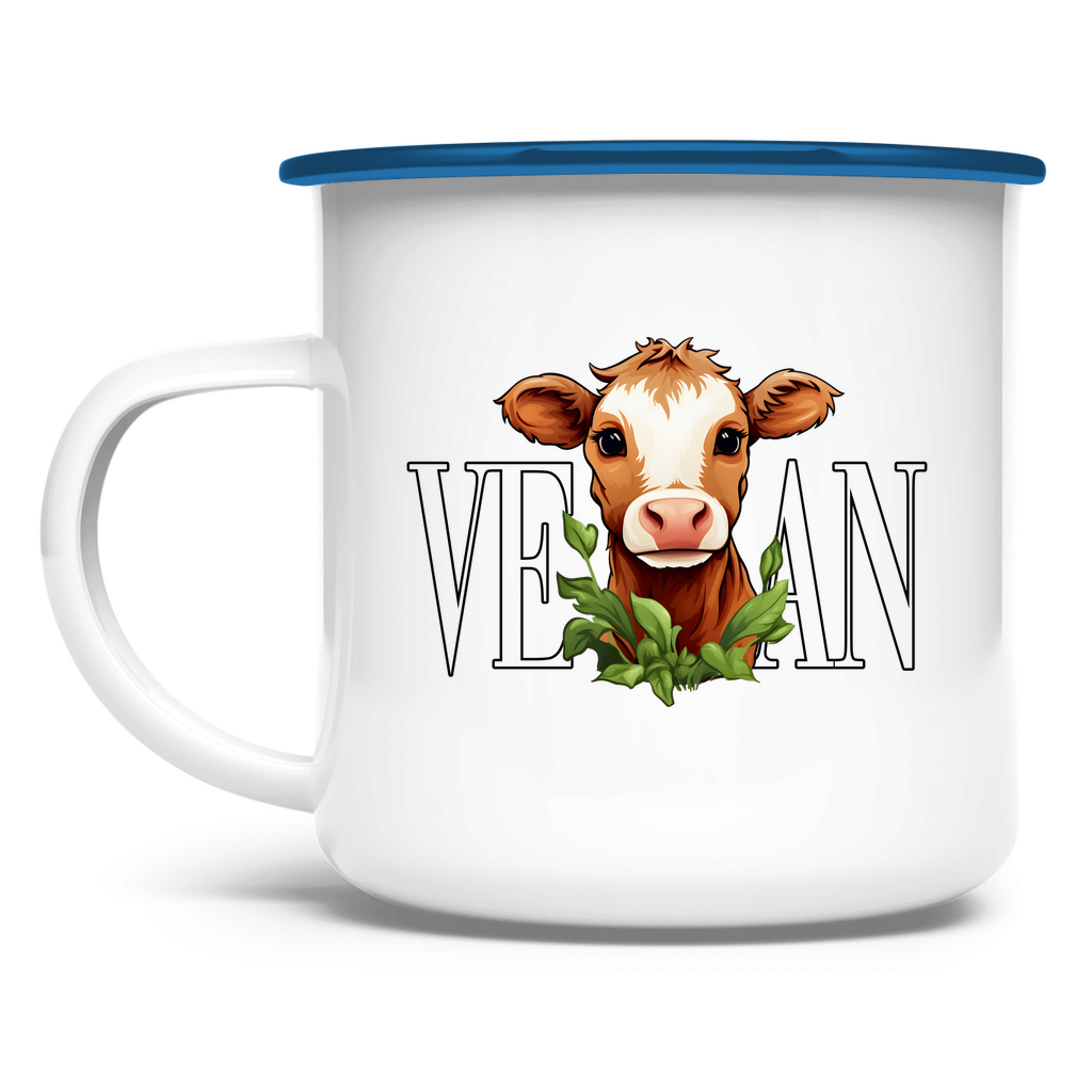 VEGAN KUH | EMAILLE TASSE