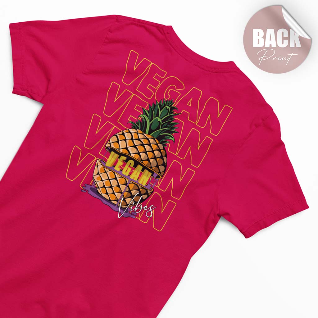 VEGANANAS | DAMEN PREMIUM BIO SHIRT | BACK PRINT