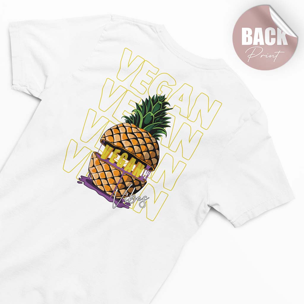 VEGANANAS | DAMEN PREMIUM BIO SHIRT | BACK PRINT