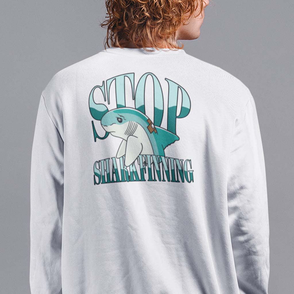 STOP SHARKFINNING | HERREN PREMIUM BIO SWEATSHIRT | BACK PRINT
