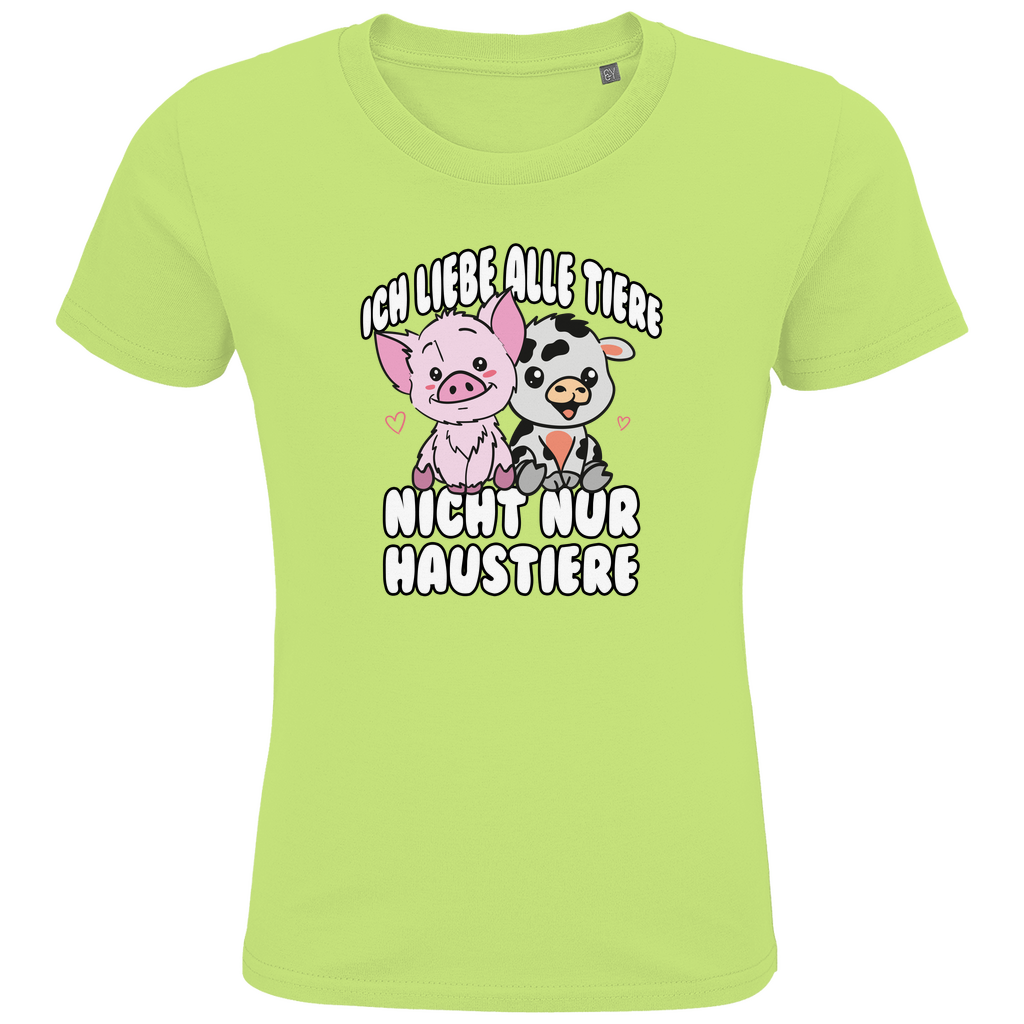 ICH LIEBE ALLE TIERE | KINDER PREMIUM BIO SHIRT