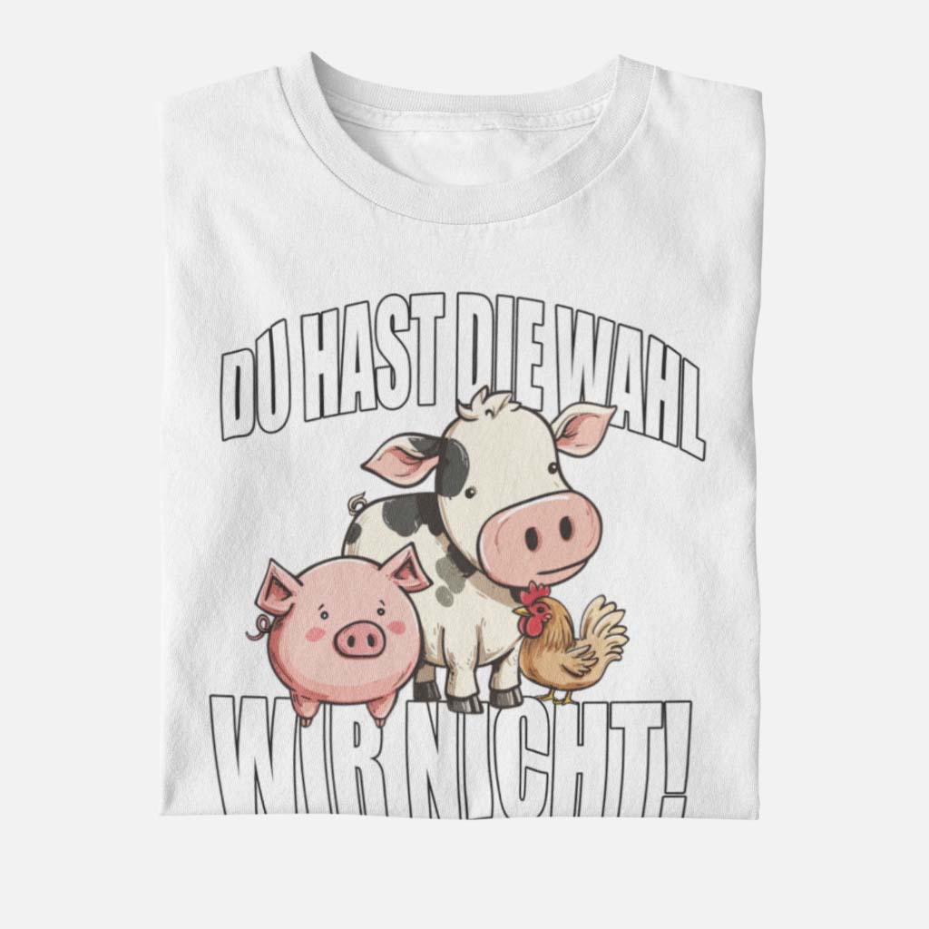 DU HAST DIE WAHL | DAMEN PREMIUM BIO SHIRT