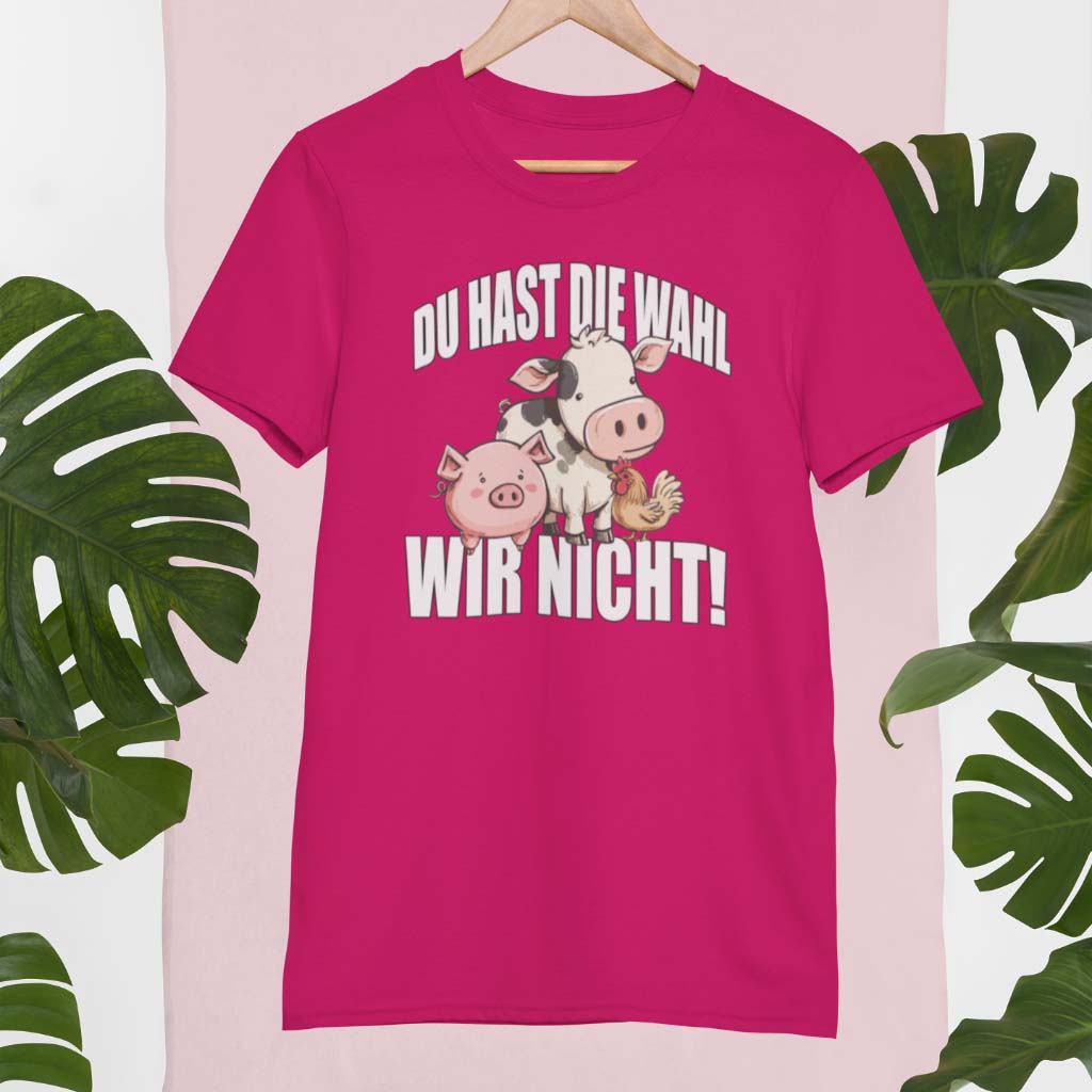 DU HAST DIE WAHL | DAMEN PREMIUM BIO SHIRT