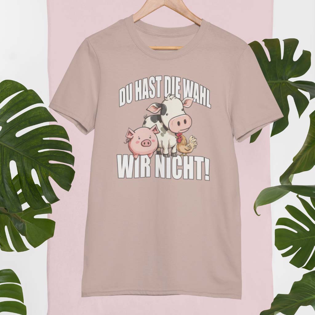 DU HAST DIE WAHL | DAMEN PREMIUM BIO SHIRT