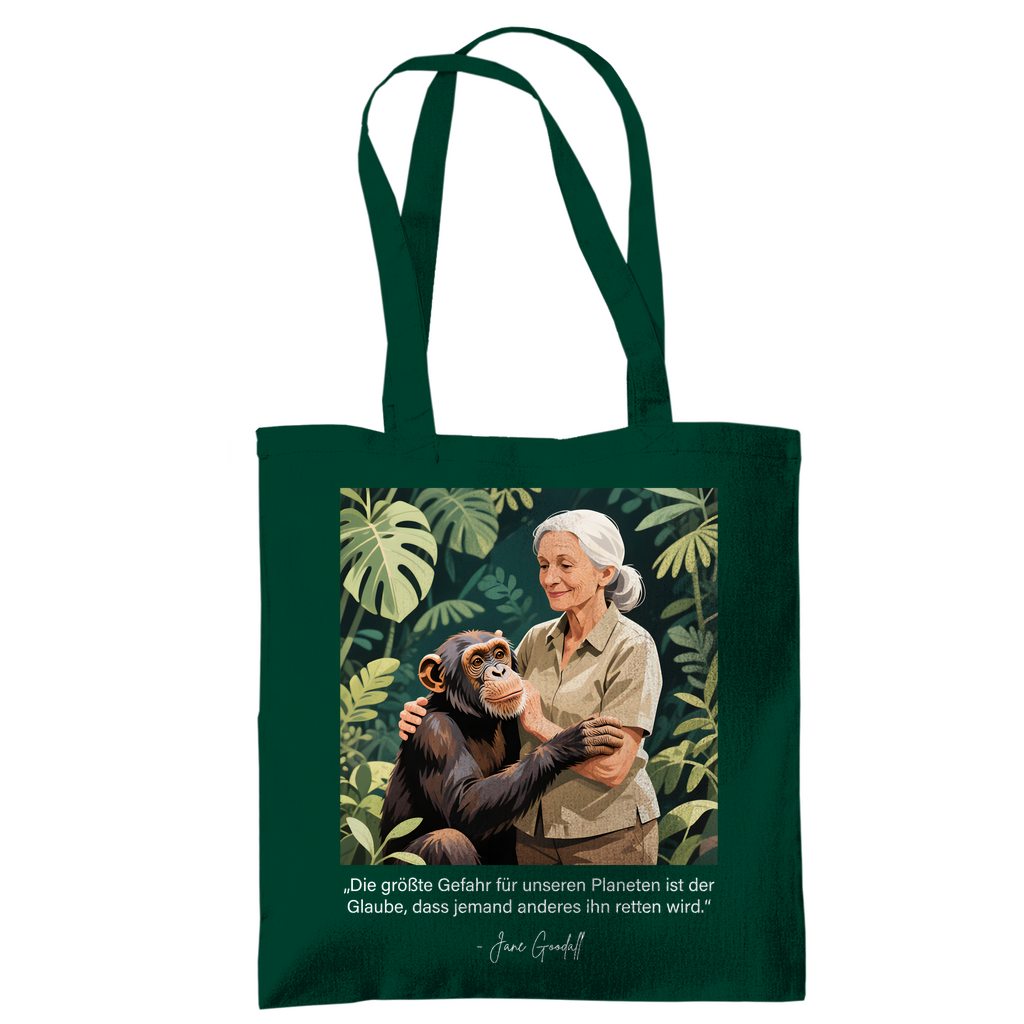 Tote Bag Planeten retten | Jane Goodall