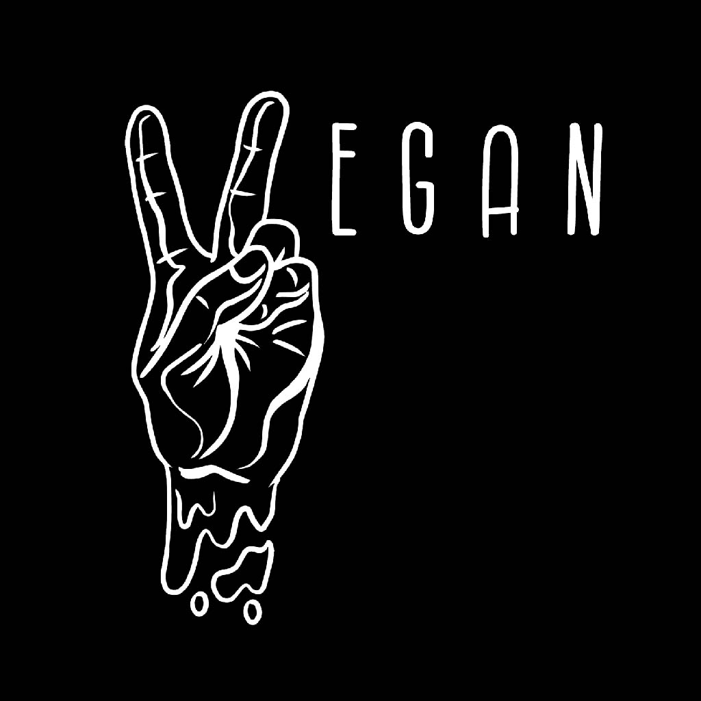 VEGAN PEACE | DAMEN PREMIUM V-NECK BIO SHIRT