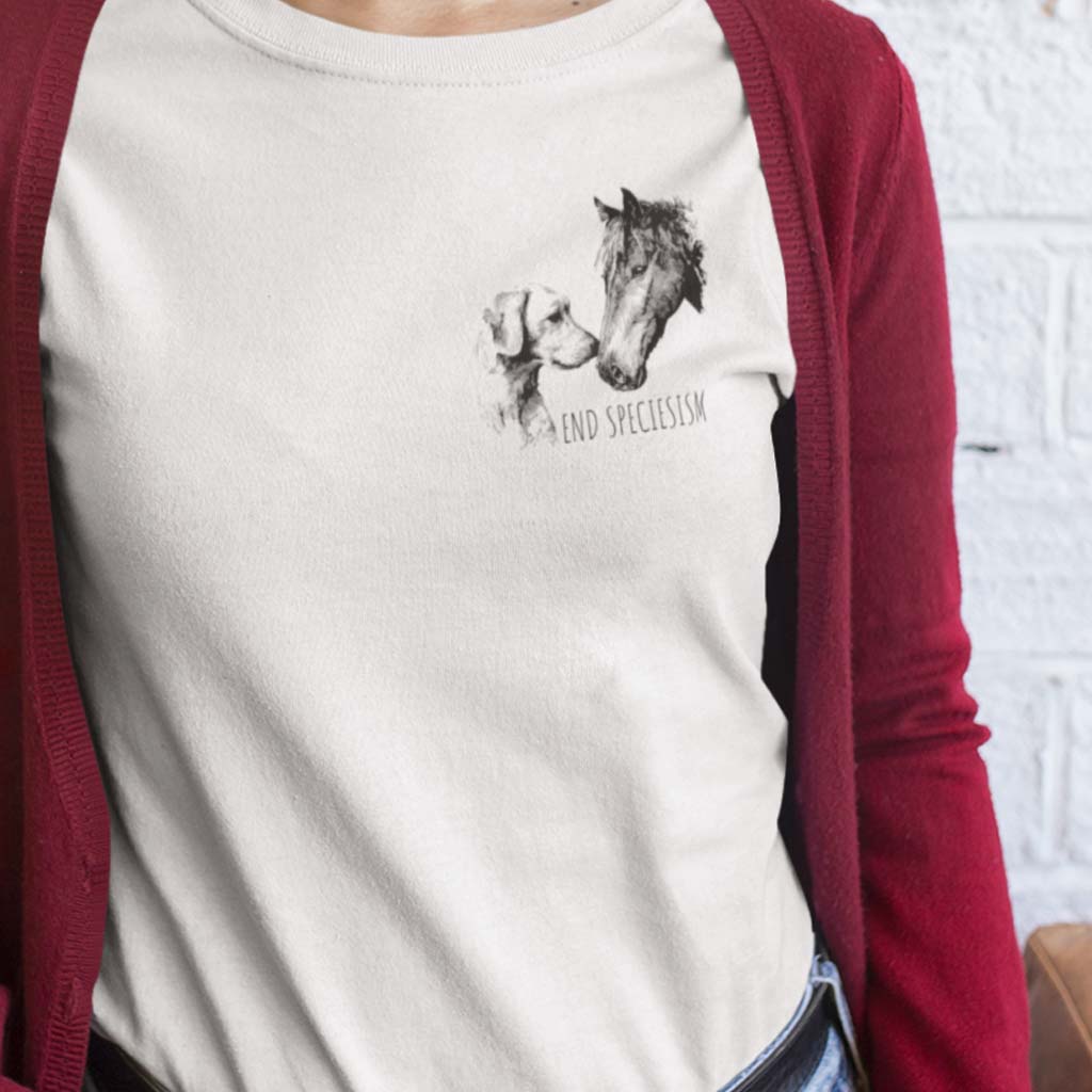 End Speciesism | Damen Premium Bio-Shirt