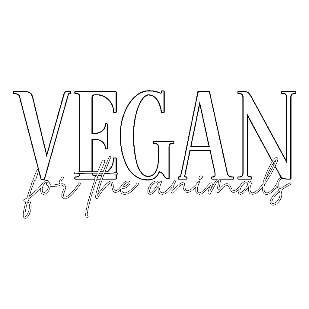 VEGAN FOR THE ANIMALS | DAMEN PREMIUM V-NECK BIO SHIRT