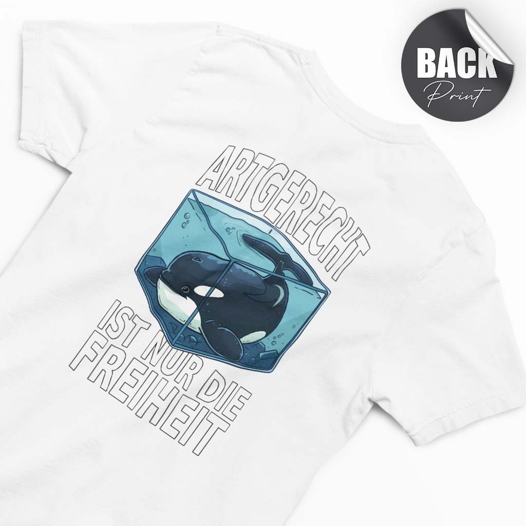 FREIHEIT | HERREN PREMIUM BIO SHIRT | BACK PRINT