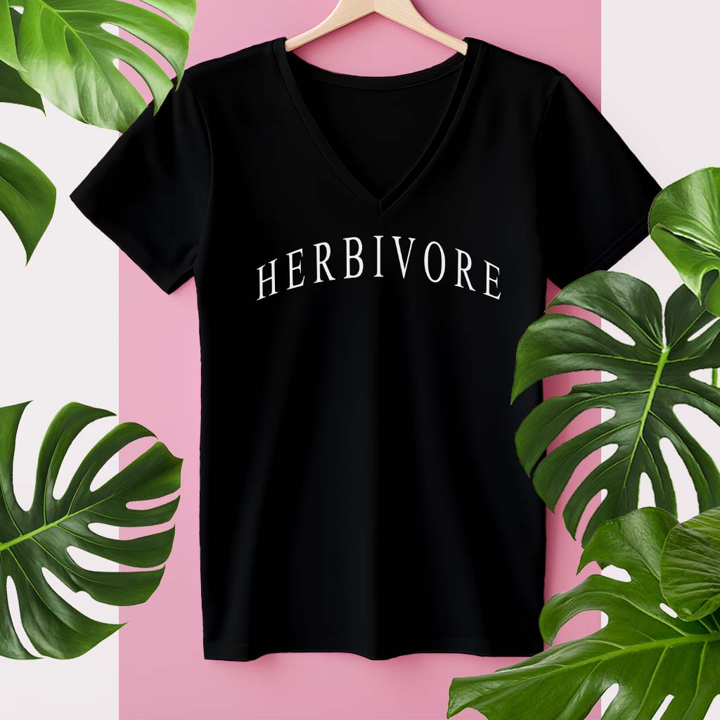 HERBIVORE | DAMEN PREMIUM V-NECK BIO SHIRT