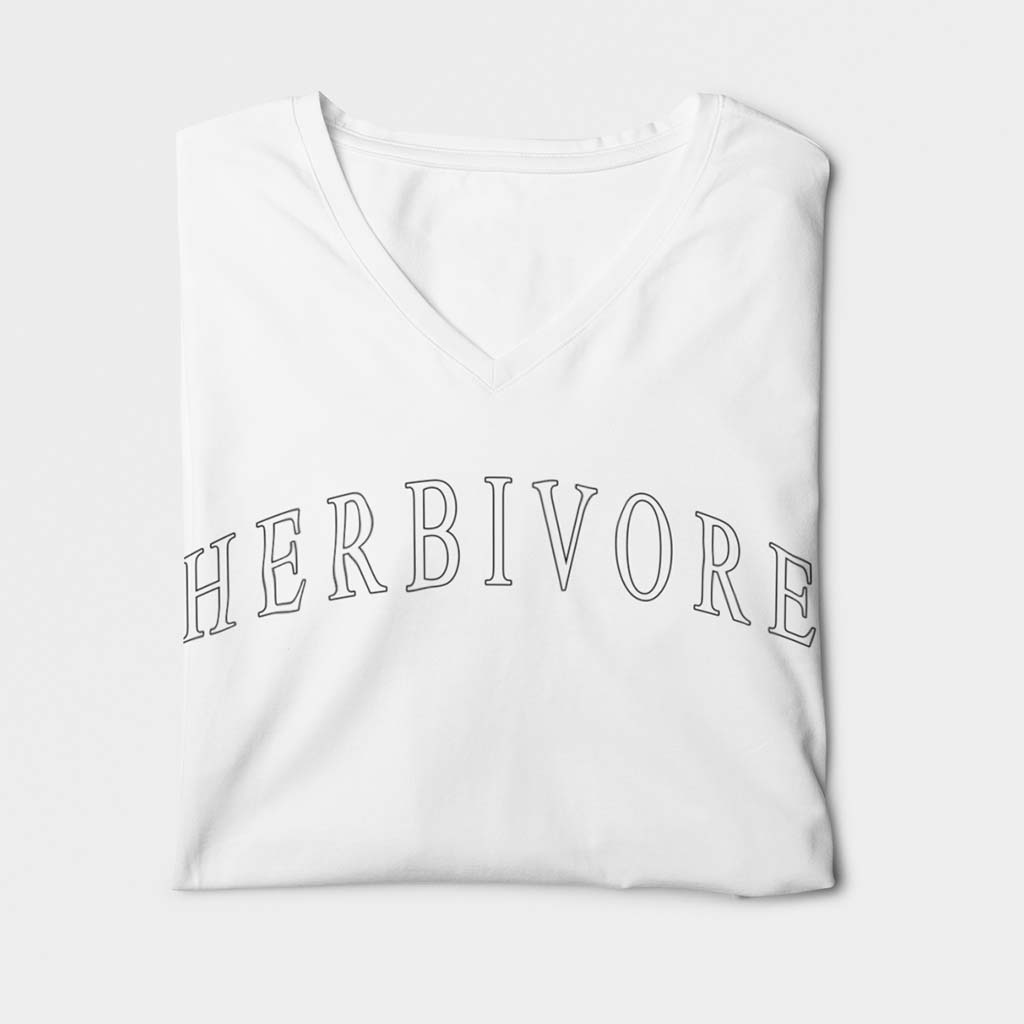 HERBIVORE | HERREN PREMIUM V-NECK BIO SHIRT