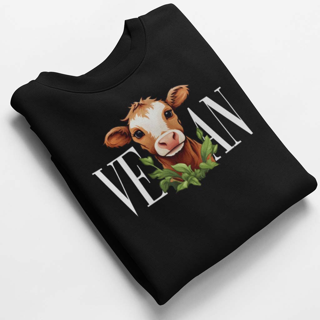 VEGAN KUH | DAMEN PREMIUM BIO SWEATSHIRT