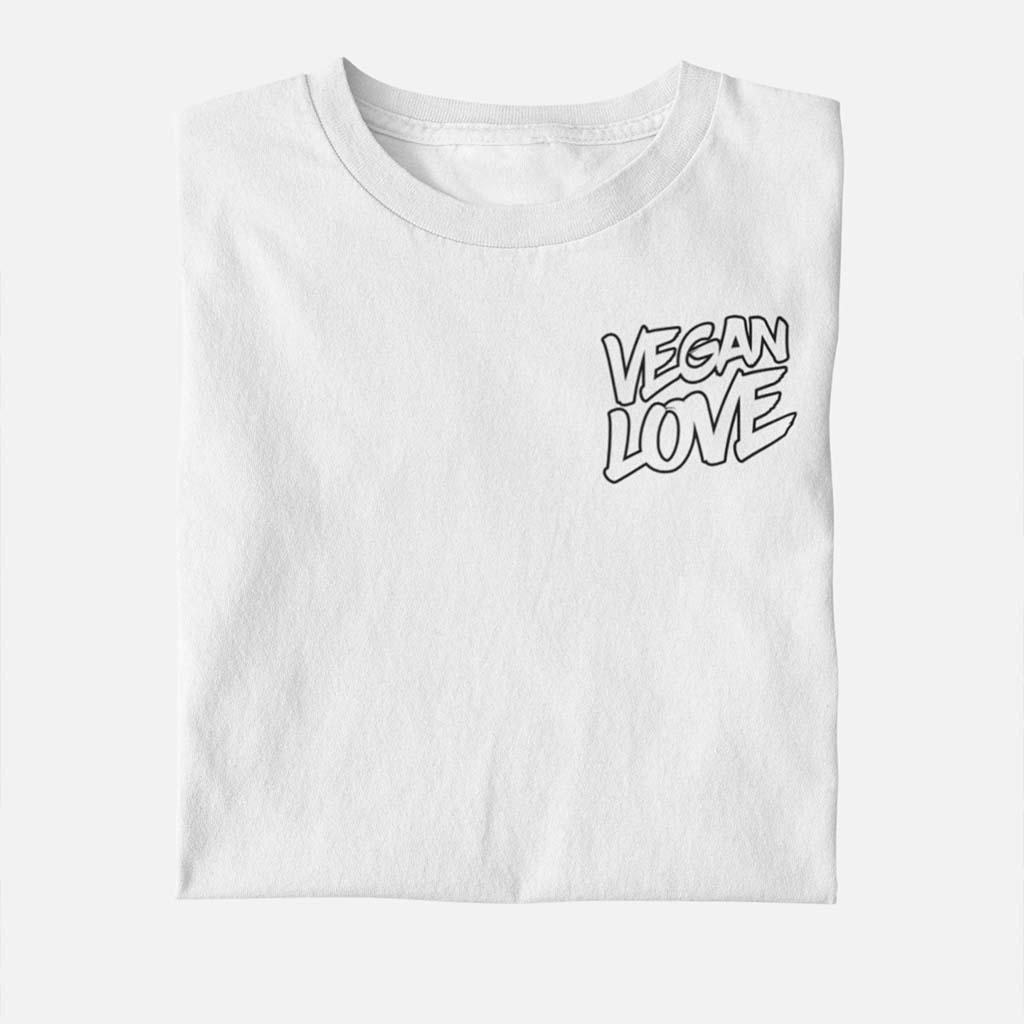 VEGAN LOVE | DAMEN PREMIUM BIO SHIRT