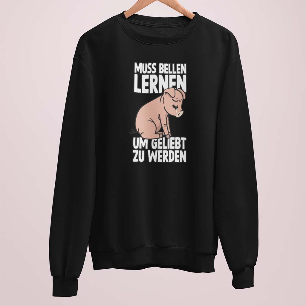 MUSS BELLEN LERNEN | DAMEN PREMIUM BIO SWEATSHIRT