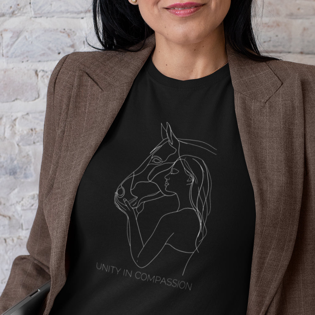 UNITY IN COMPASSION | Damen Premium Bio-Shirt