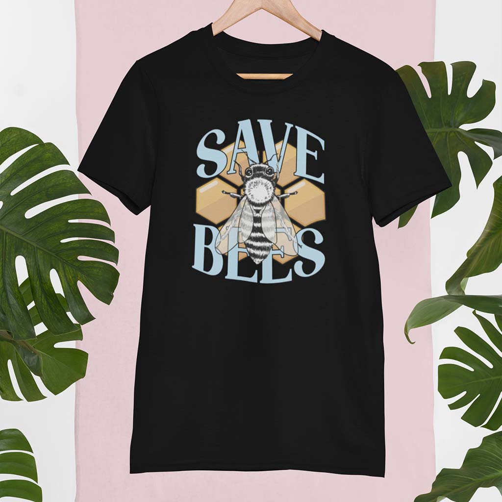 SAVE BEES | DAMEN PREMIUM BIO SHIRT