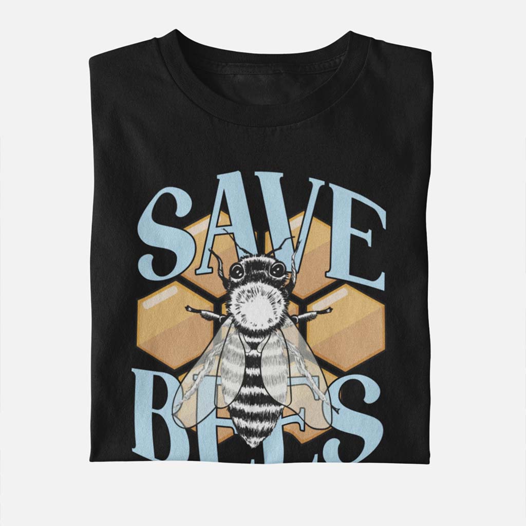 SAVE BEES | DAMEN PREMIUM BIO SHIRT