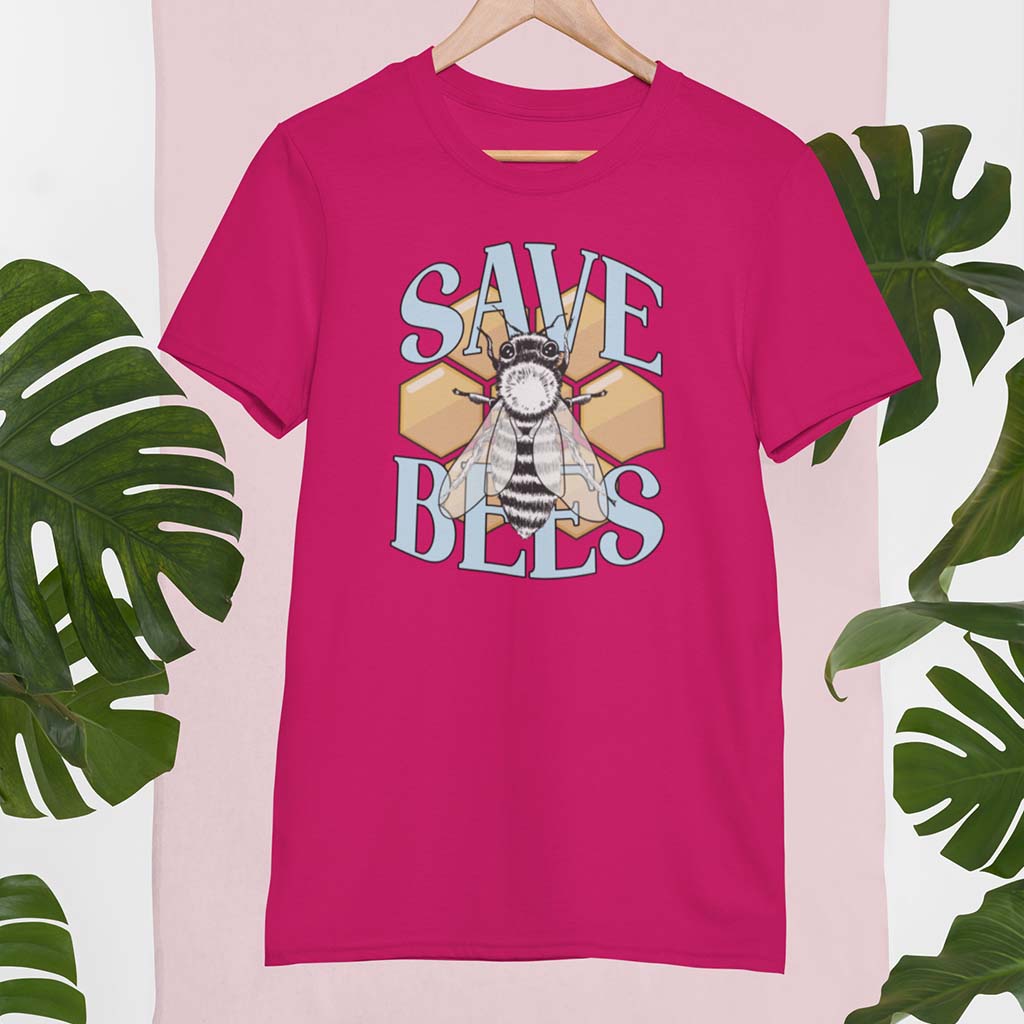 SAVE BEES | DAMEN PREMIUM BIO SHIRT