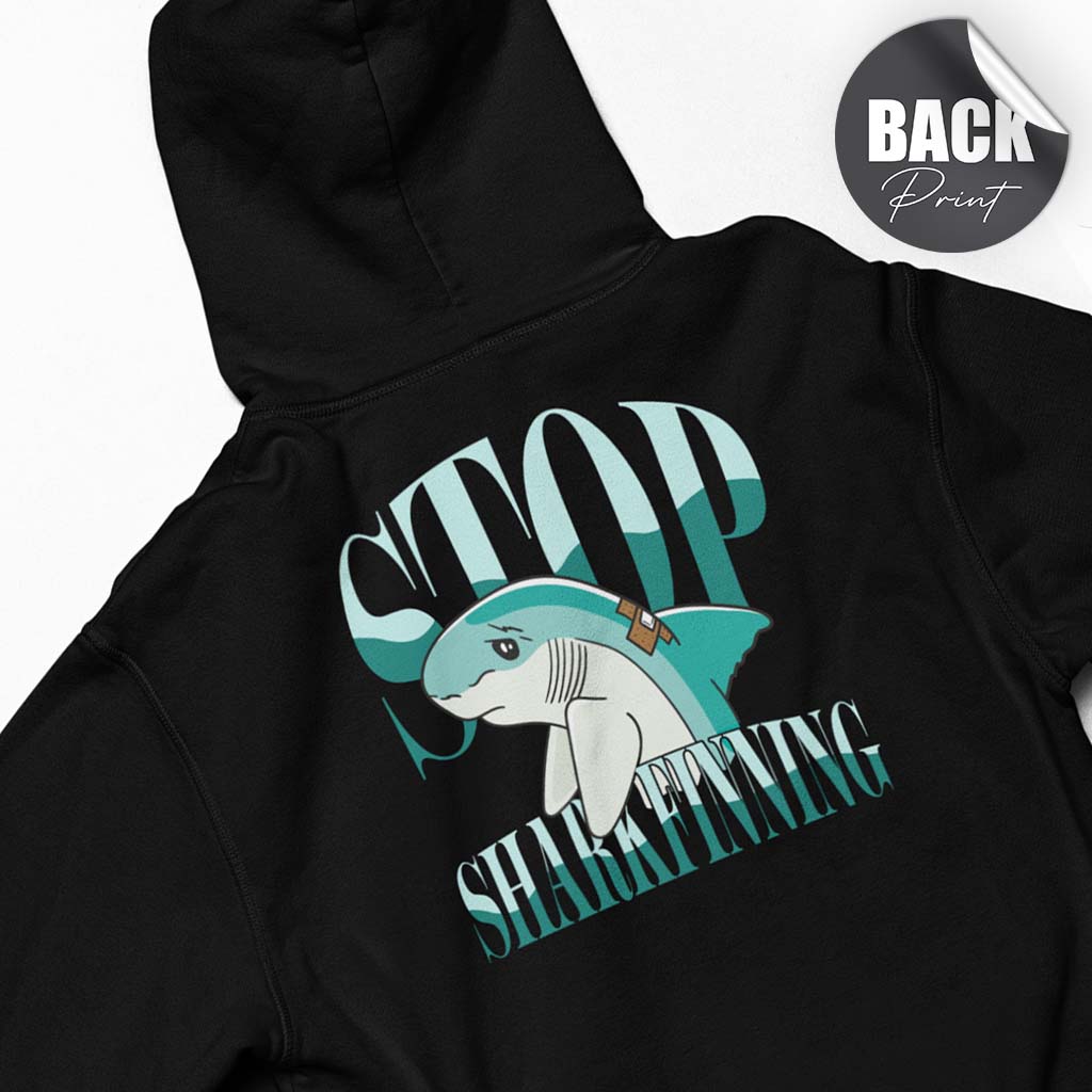 STOP SHARKFINNING | HERREN PREMIUM BIO HOODIE | BACK PRINT