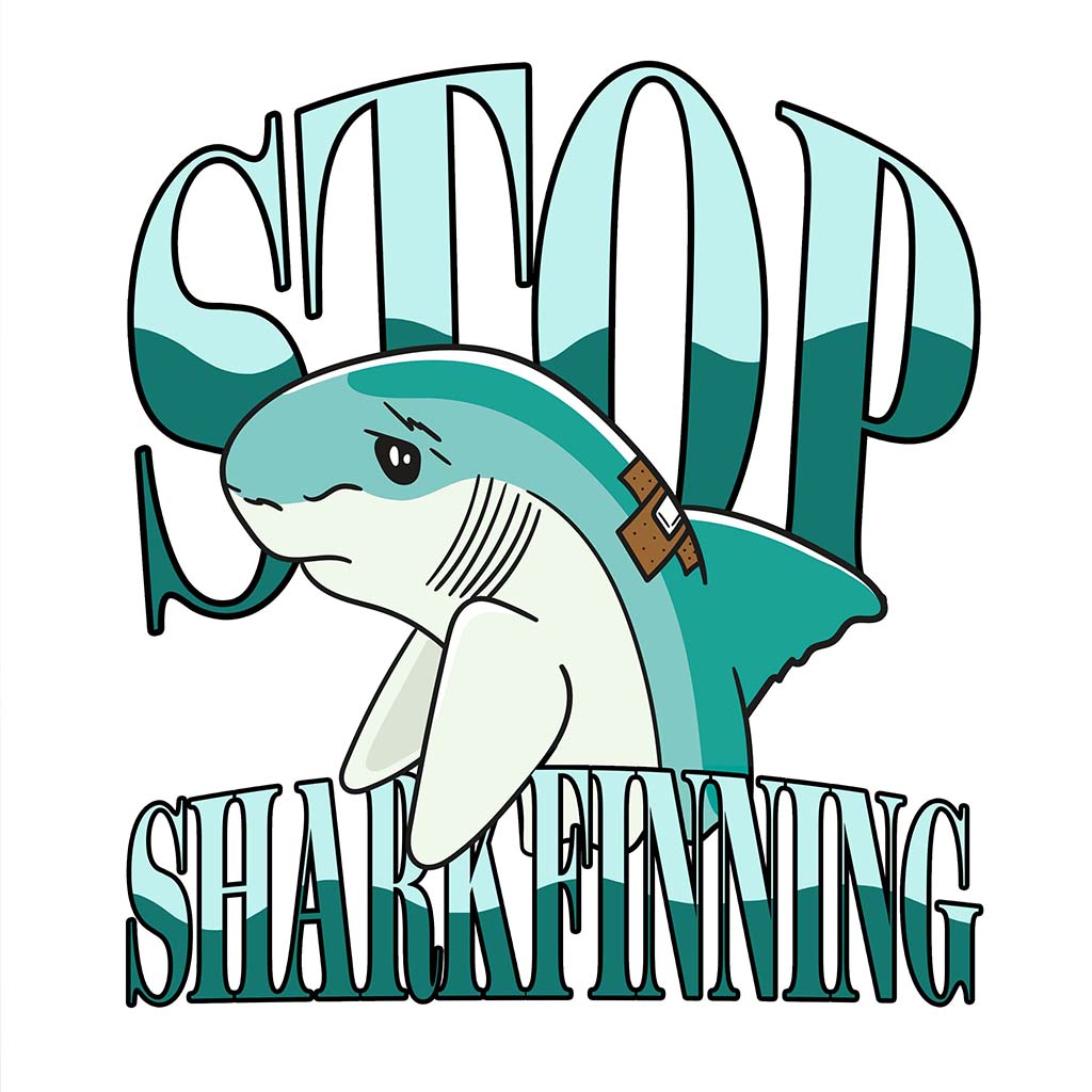 STOP SHARKFINNING | DAMEN PREMIUM BIO SHIRT