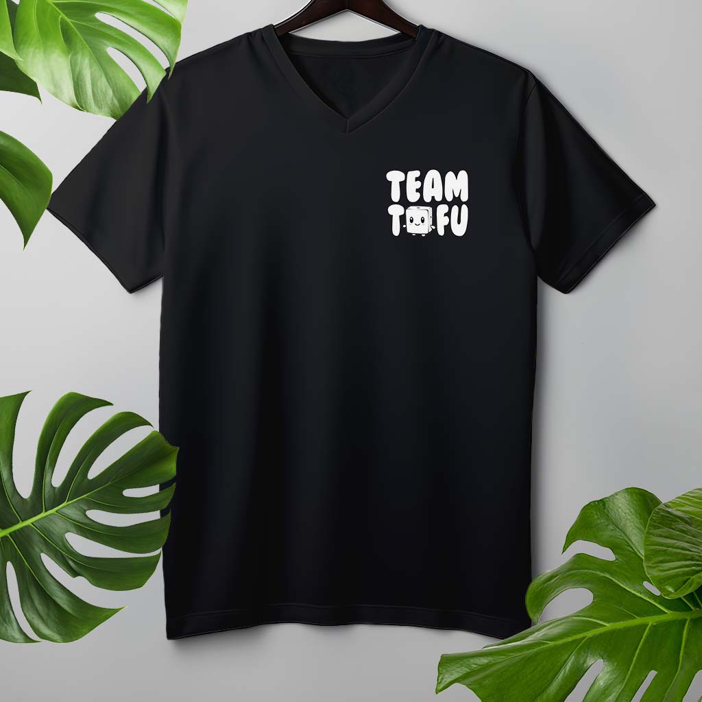 TEAM TOFU | HERREN PREMIUM V-NECK BIO SHIRT