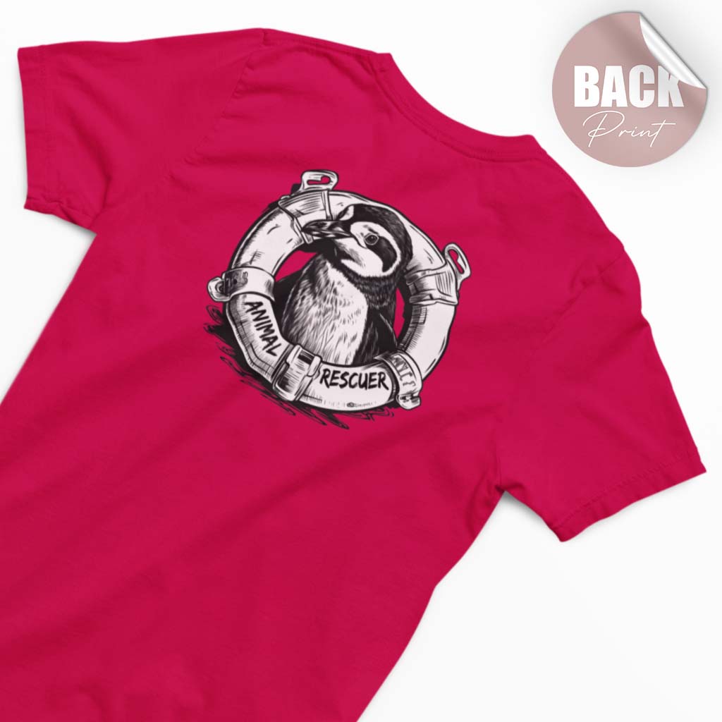 TIERRETTUNG | DAMEN PREMIUM BIO SHIRT | BACK PRINT