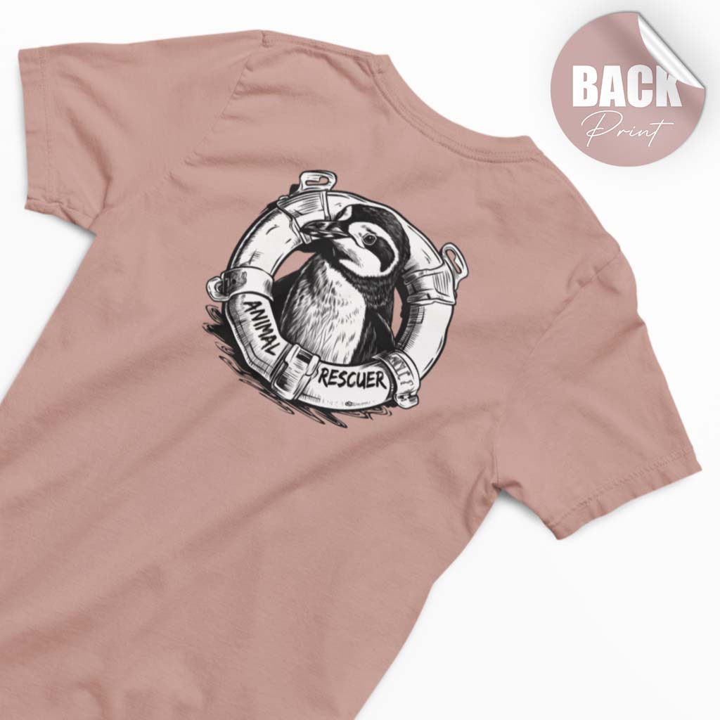 TIERRETTUNG | DAMEN PREMIUM BIO SHIRT | BACK PRINT