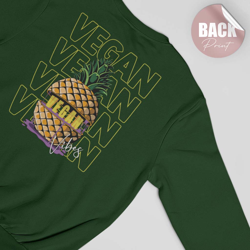 VEGANANAS | DAMEN PREMIUM BIO SWEATSHIRT | BACK PRINT