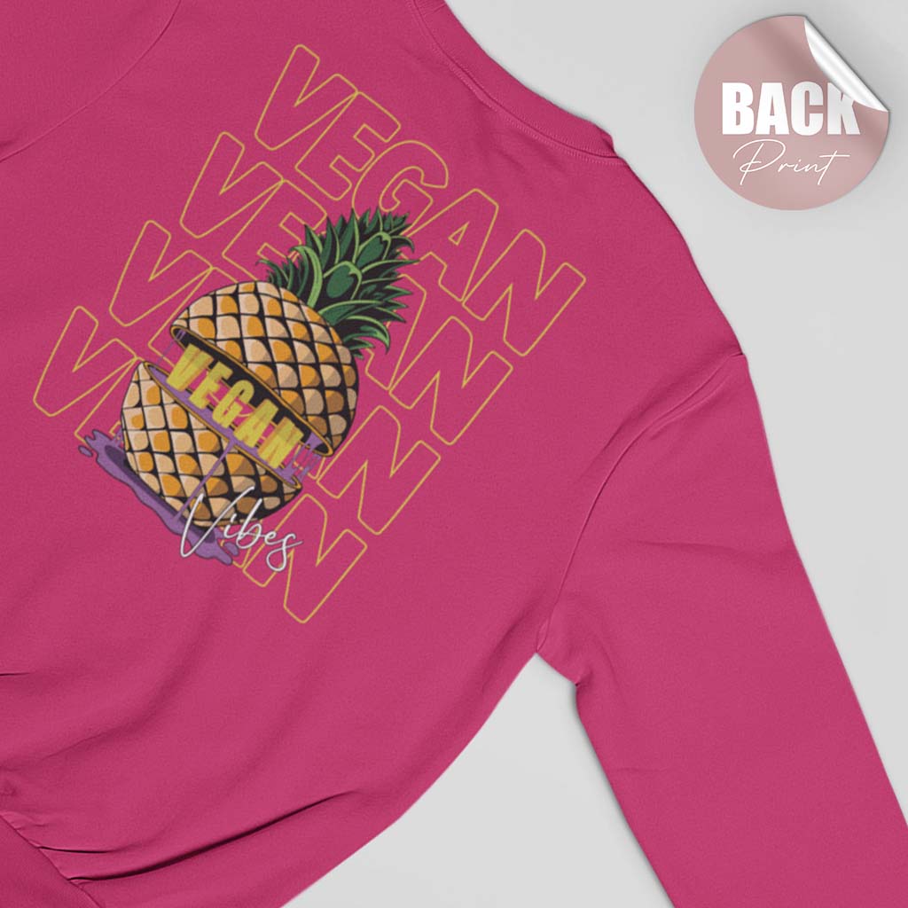 VEGANANAS | DAMEN PREMIUM BIO SWEATSHIRT | BACK PRINT