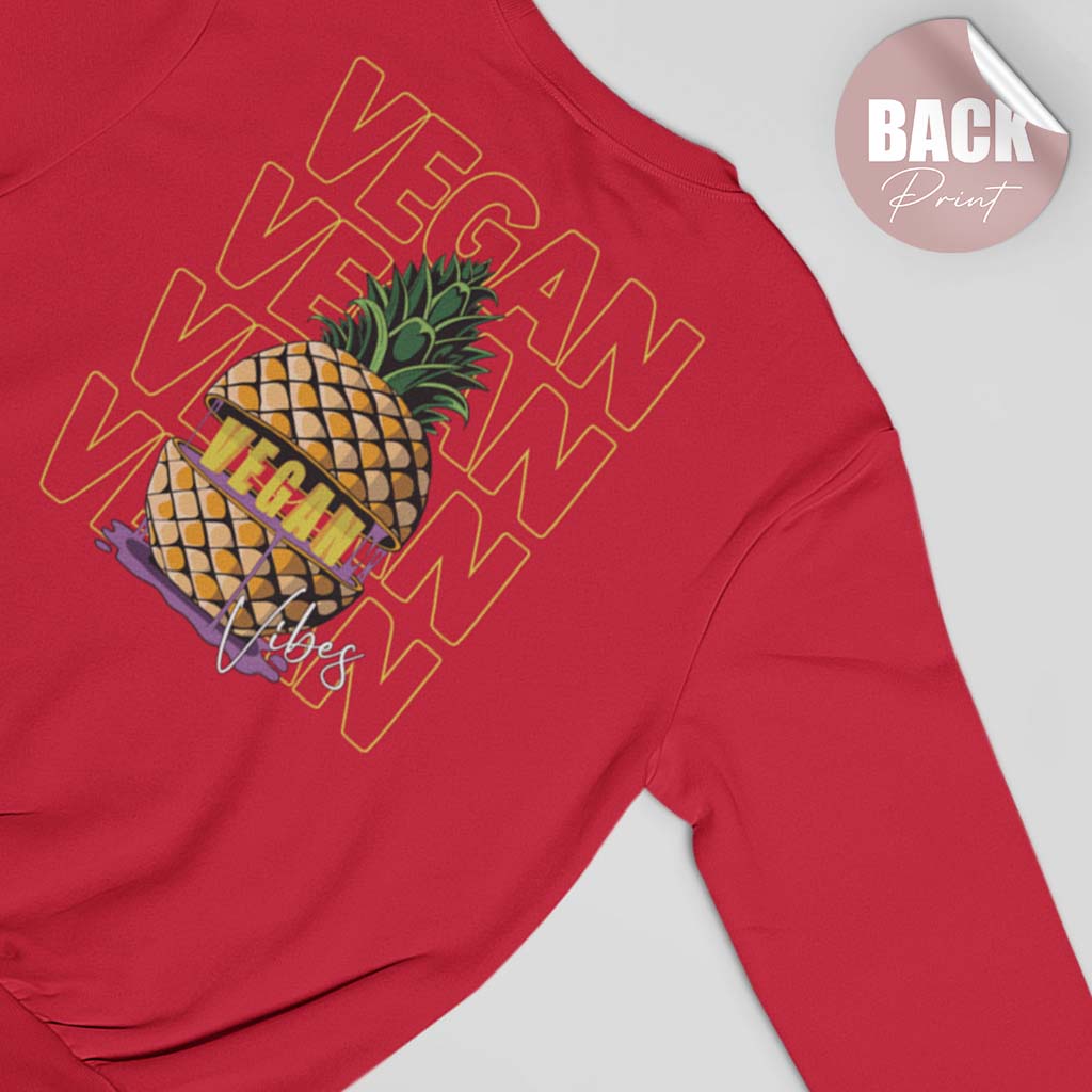VEGANANAS | DAMEN PREMIUM BIO SWEATSHIRT | BACK PRINT