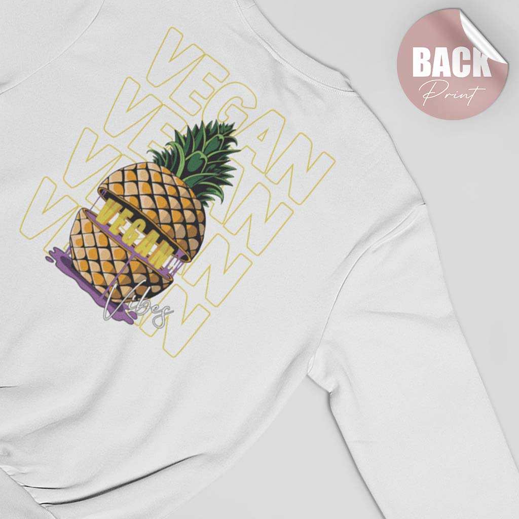 VEGANANAS | DAMEN PREMIUM BIO SWEATSHIRT | BACK PRINT