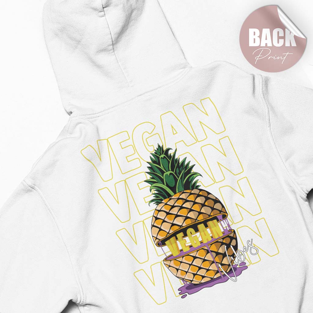 VEGANANAS | DAMEN PREMIUM BIO HOODIE | BACK PRINT
