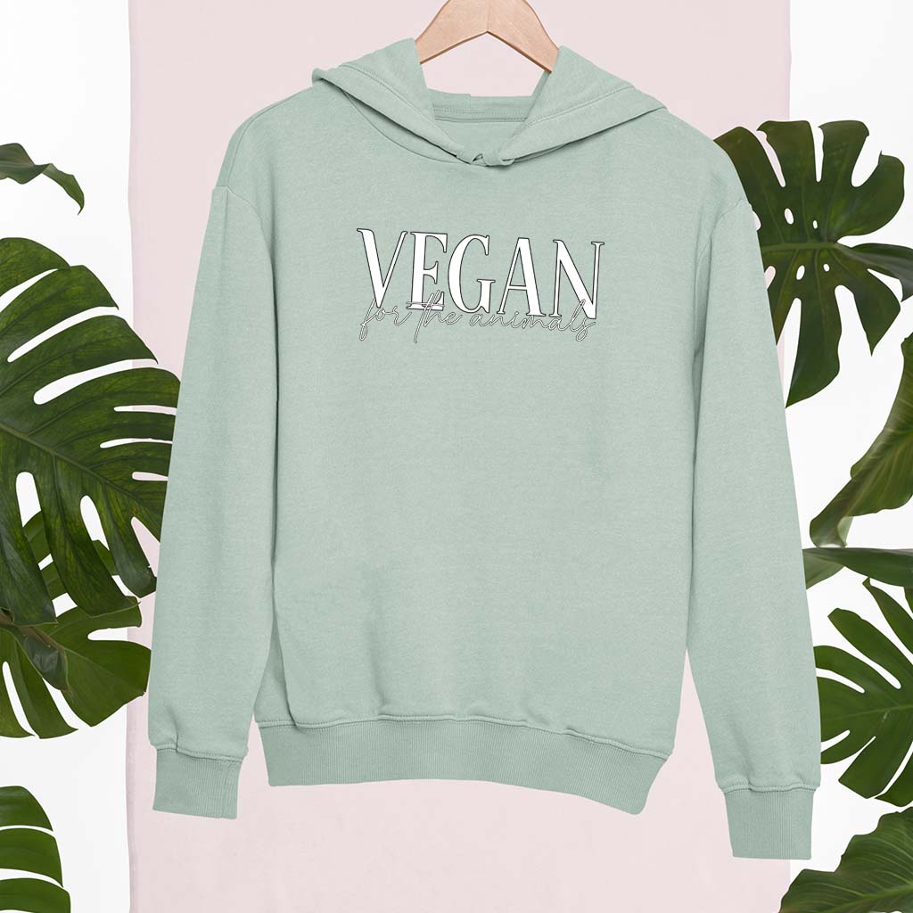 VEGAN FOR THE ANIMALS | DAMEN PREMIUM BIO HOODIE