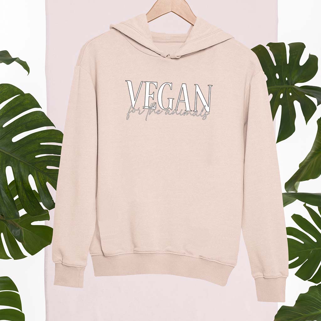 VEGAN FOR THE ANIMALS | DAMEN PREMIUM BIO HOODIE