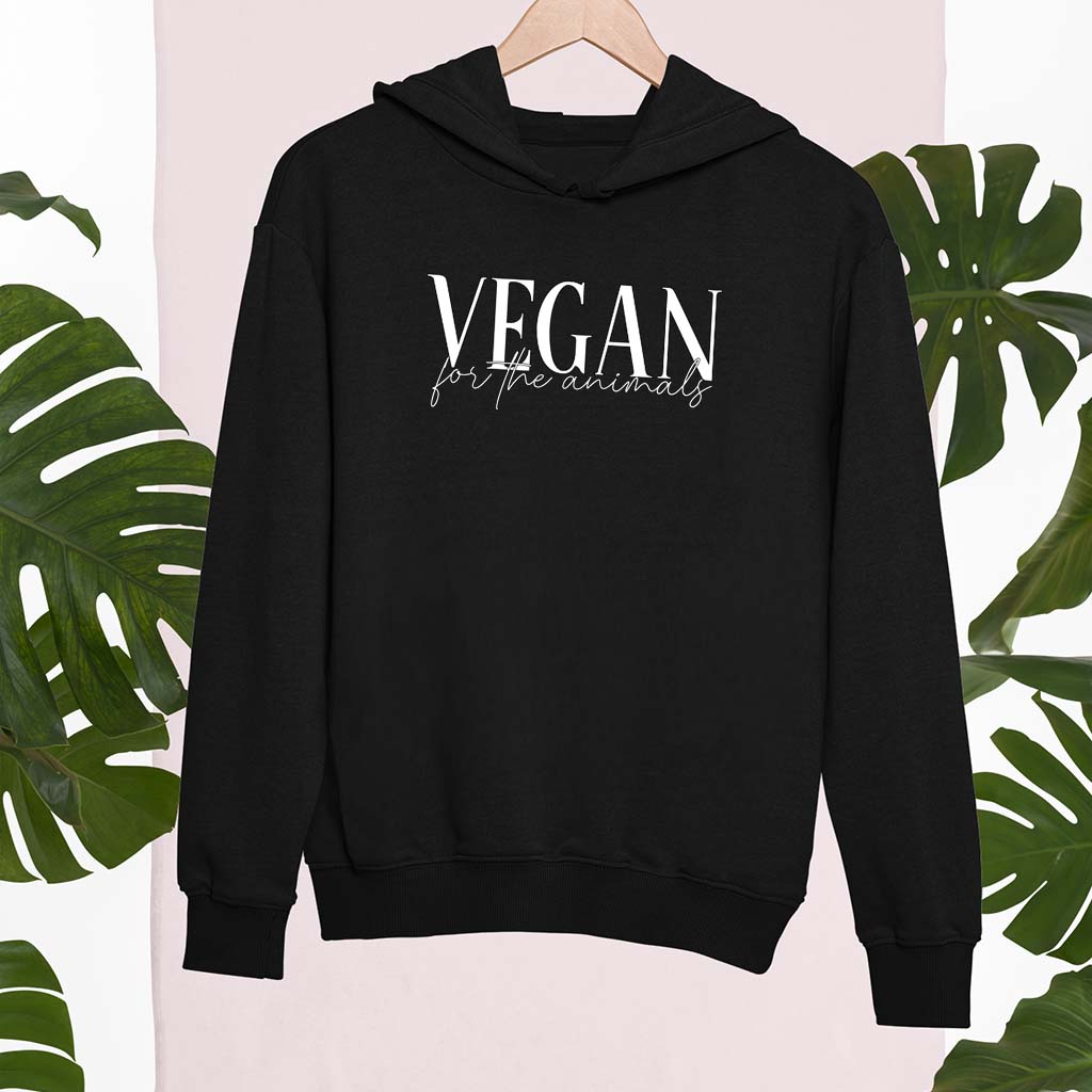 VEGAN FOR THE ANIMALS | DAMEN PREMIUM BIO HOODIE