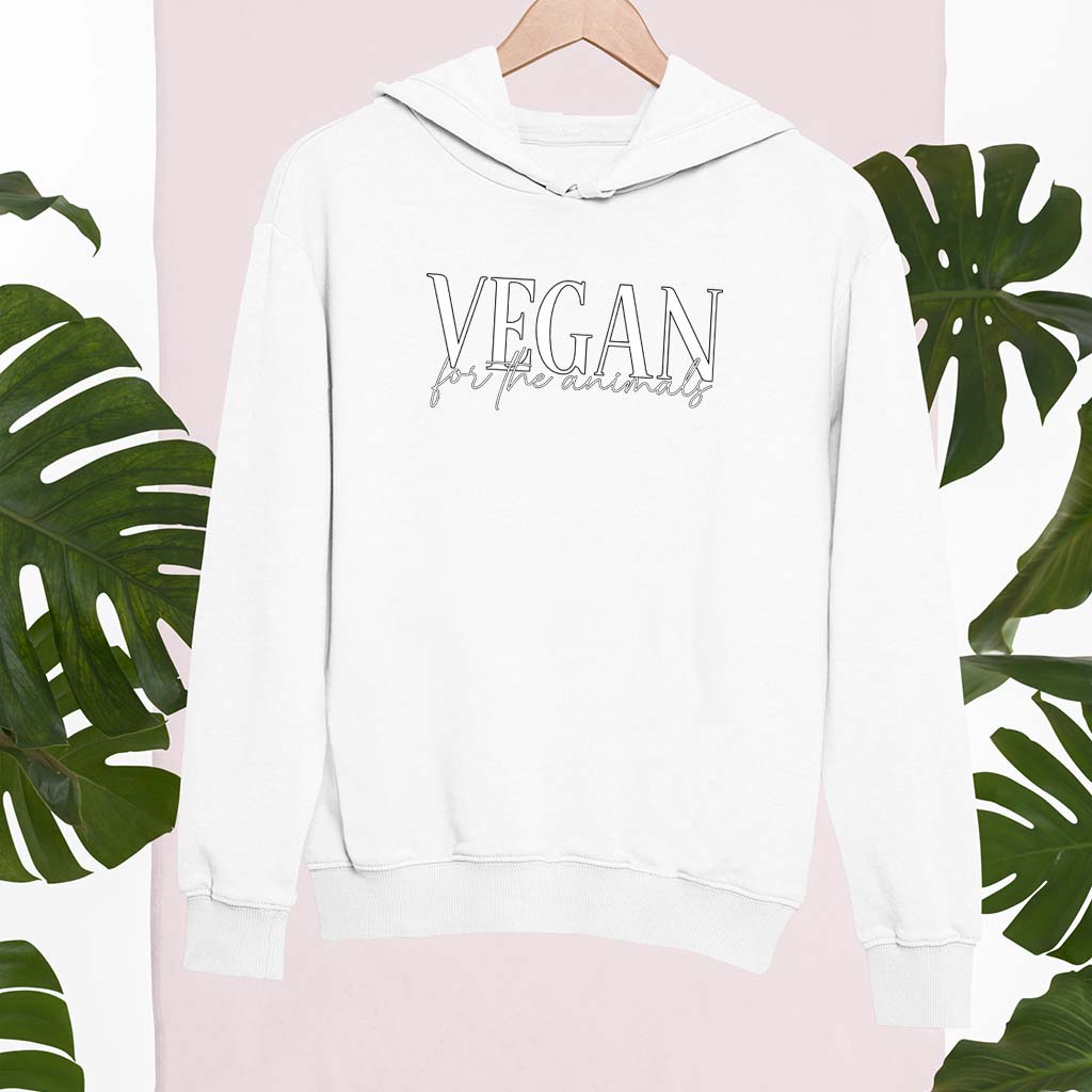 VEGAN FOR THE ANIMALS | DAMEN PREMIUM BIO HOODIE