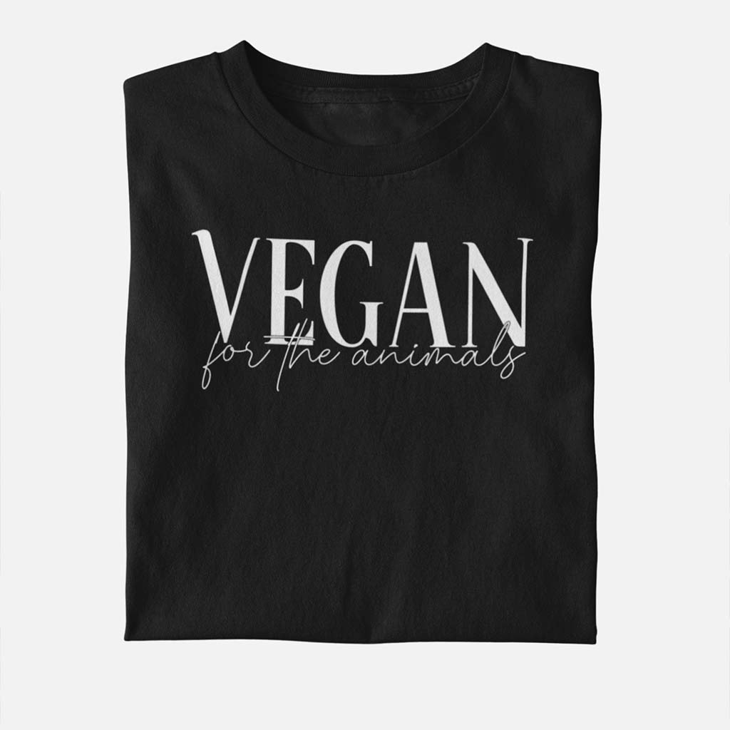 VEGAN FOR THE ANIMALS | DAMEN PREMIUM BIO SHIRT