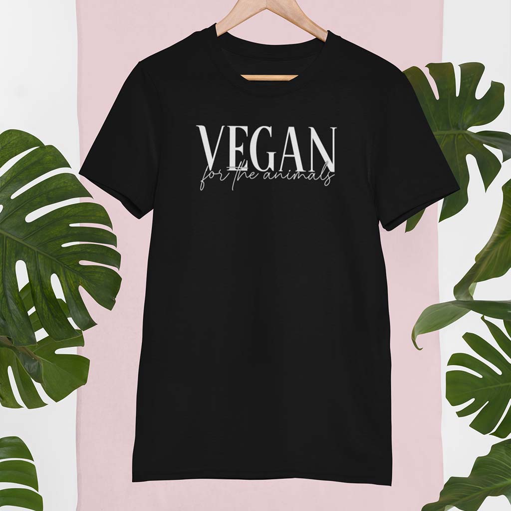 VEGAN FOR THE ANIMALS | DAMEN PREMIUM BIO SHIRT