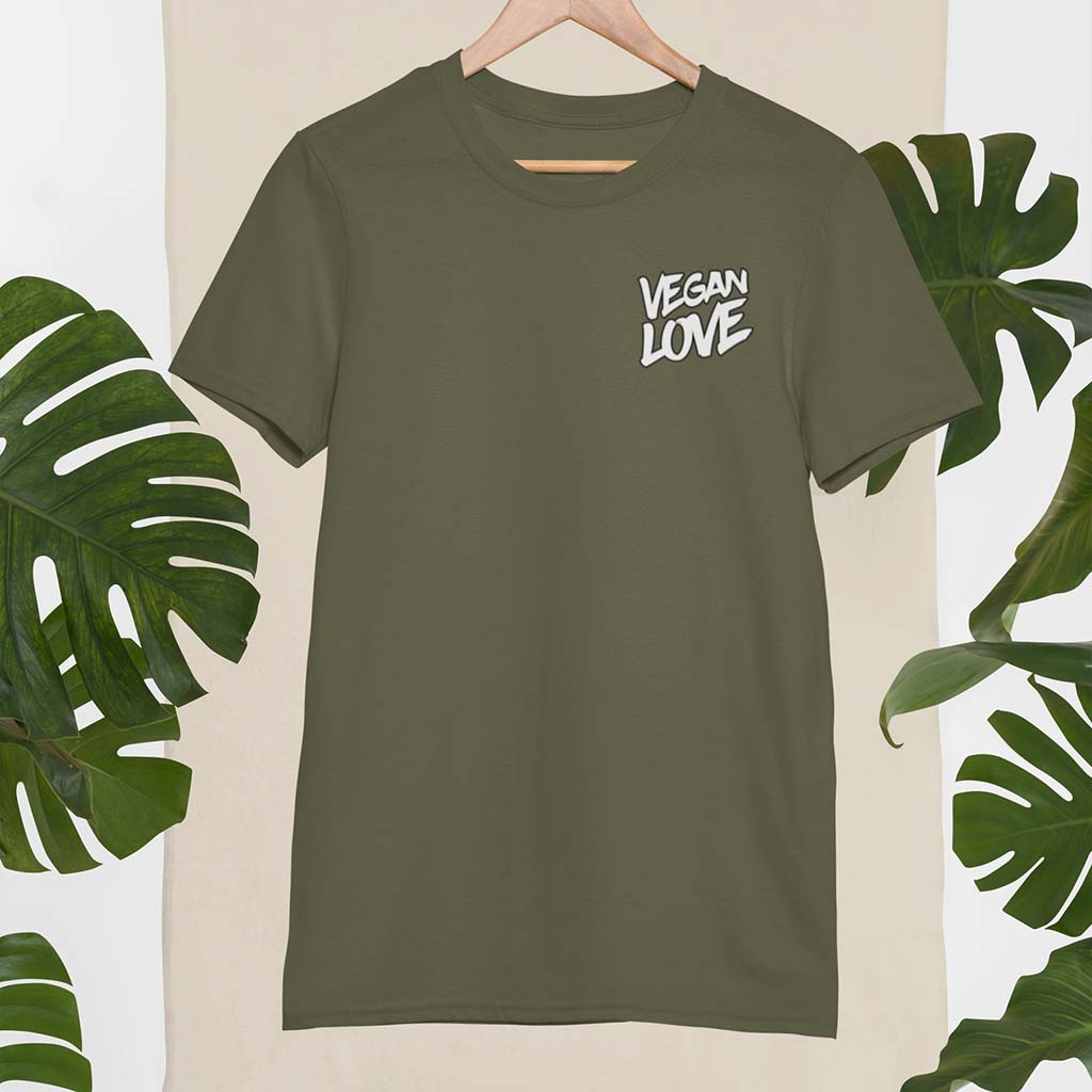 VEGAN LOVE | HERREN PREMIUM BIO SHIRT