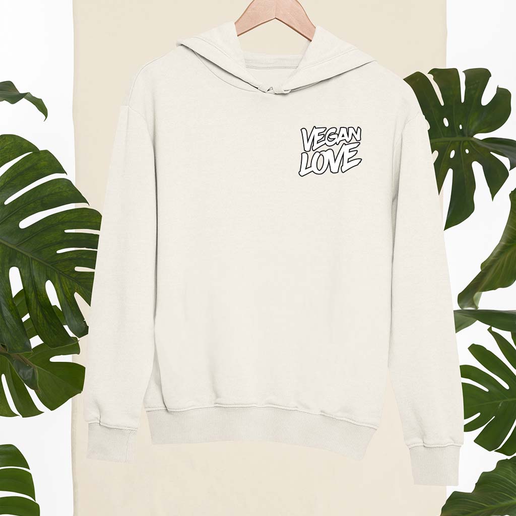 VEGAN LOVE | HERREN PREMIUM BIO HOODIE