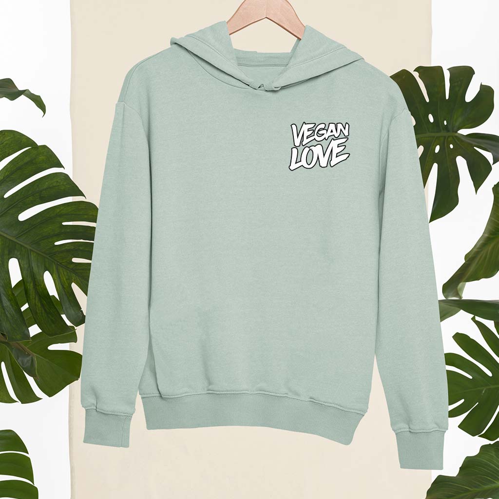 VEGAN LOVE | HERREN PREMIUM BIO HOODIE